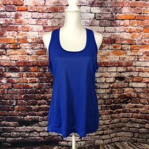 ZELLA WOMENS BLUE ATHLETIC TANK TOP SZ LARGE NWOT